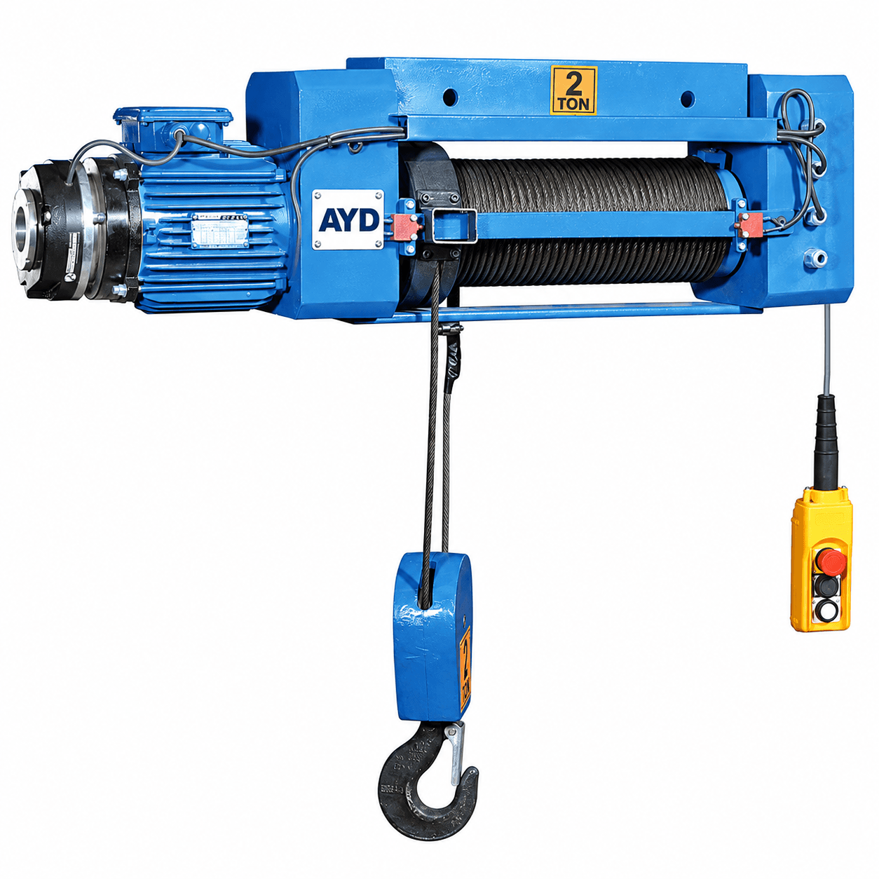 2 Ton 8–12 Metre 2 Hareketli Halatlı Vinç